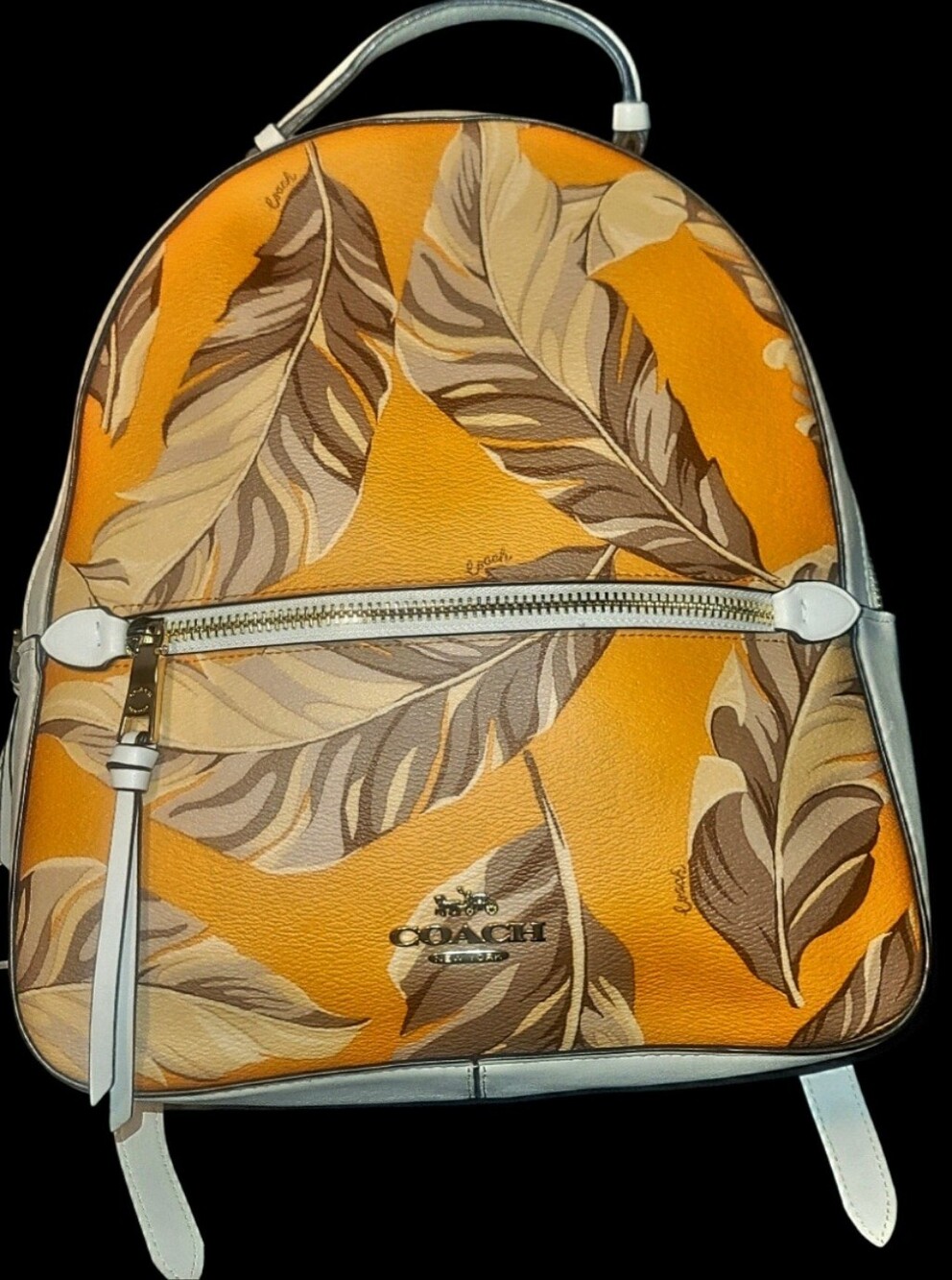 🤎 Coach Jordyn Backpack with Banana Leaves NWOT